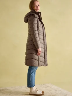 Pembury Showerproof Longline Padded Coat With Hood<Joules Best