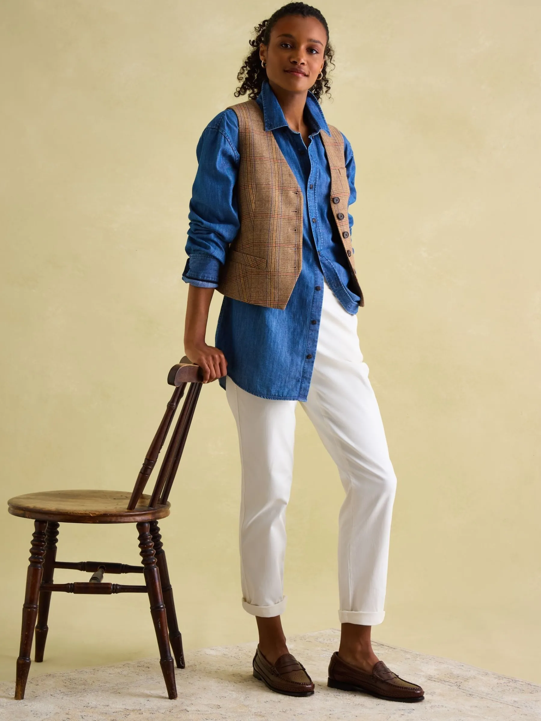 Penrose Tweed Waistcoat<Joules Outlet