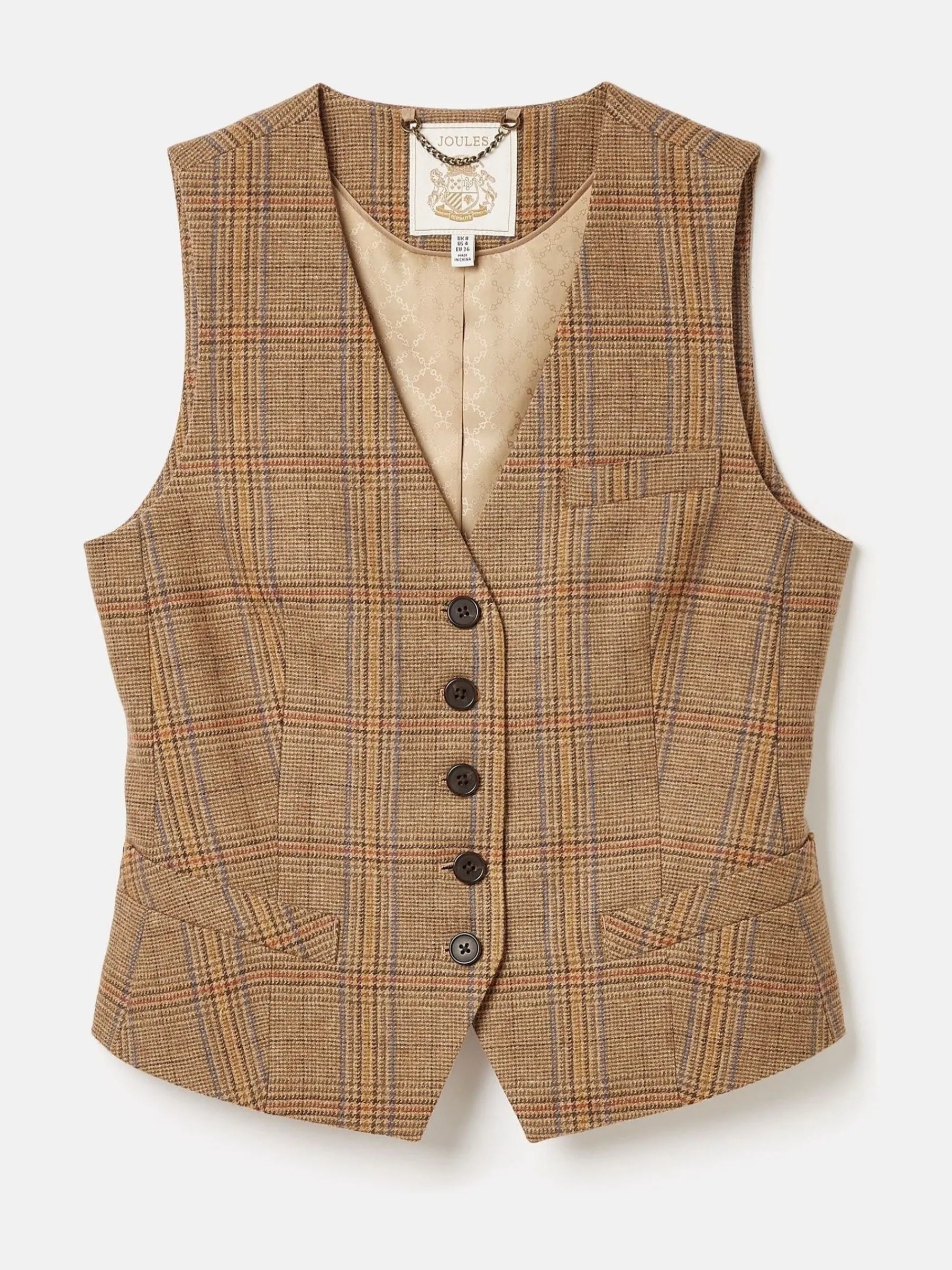 Penrose Tweed Waistcoat<Joules Outlet