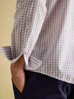Pink Check Cotton Shirt<Joules Sale