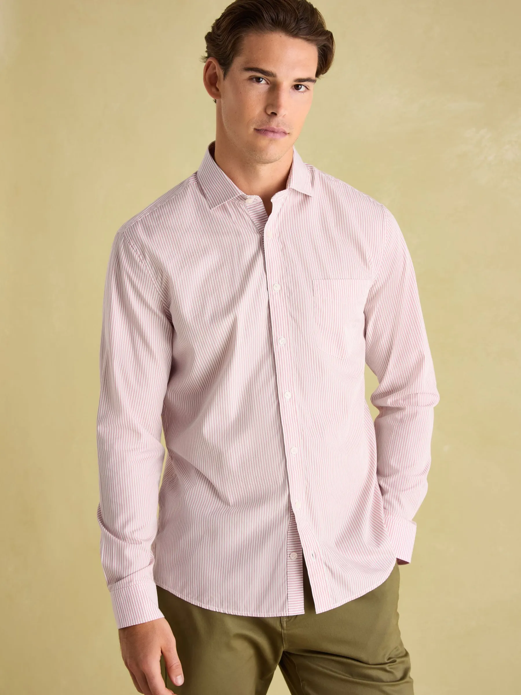 Pink Stripe Cotton Shirt<Joules Discount