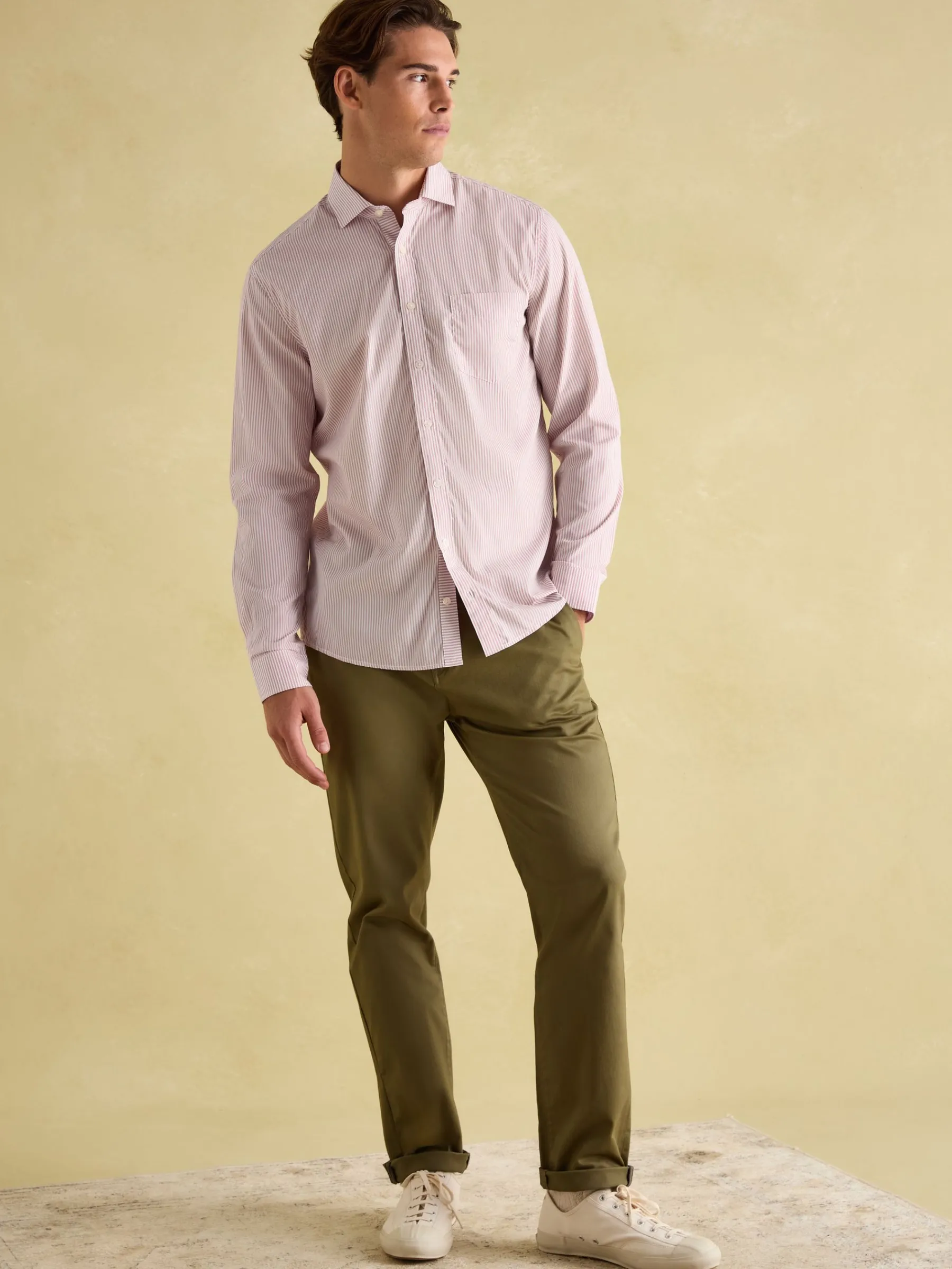 Pink Stripe Cotton Shirt<Joules Discount