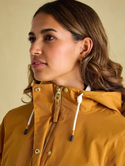 Portwell Dark Yellow Waterproof Raincoat With Hood<Joules Outlet