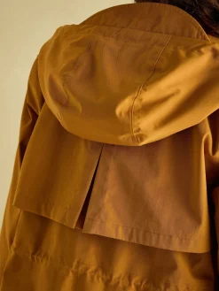 Portwell Dark Yellow Waterproof Raincoat With Hood<Joules Outlet