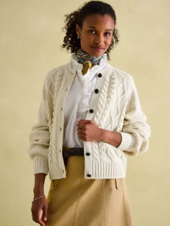 Rafferty Cable Knit Cardigan<Joules Sale