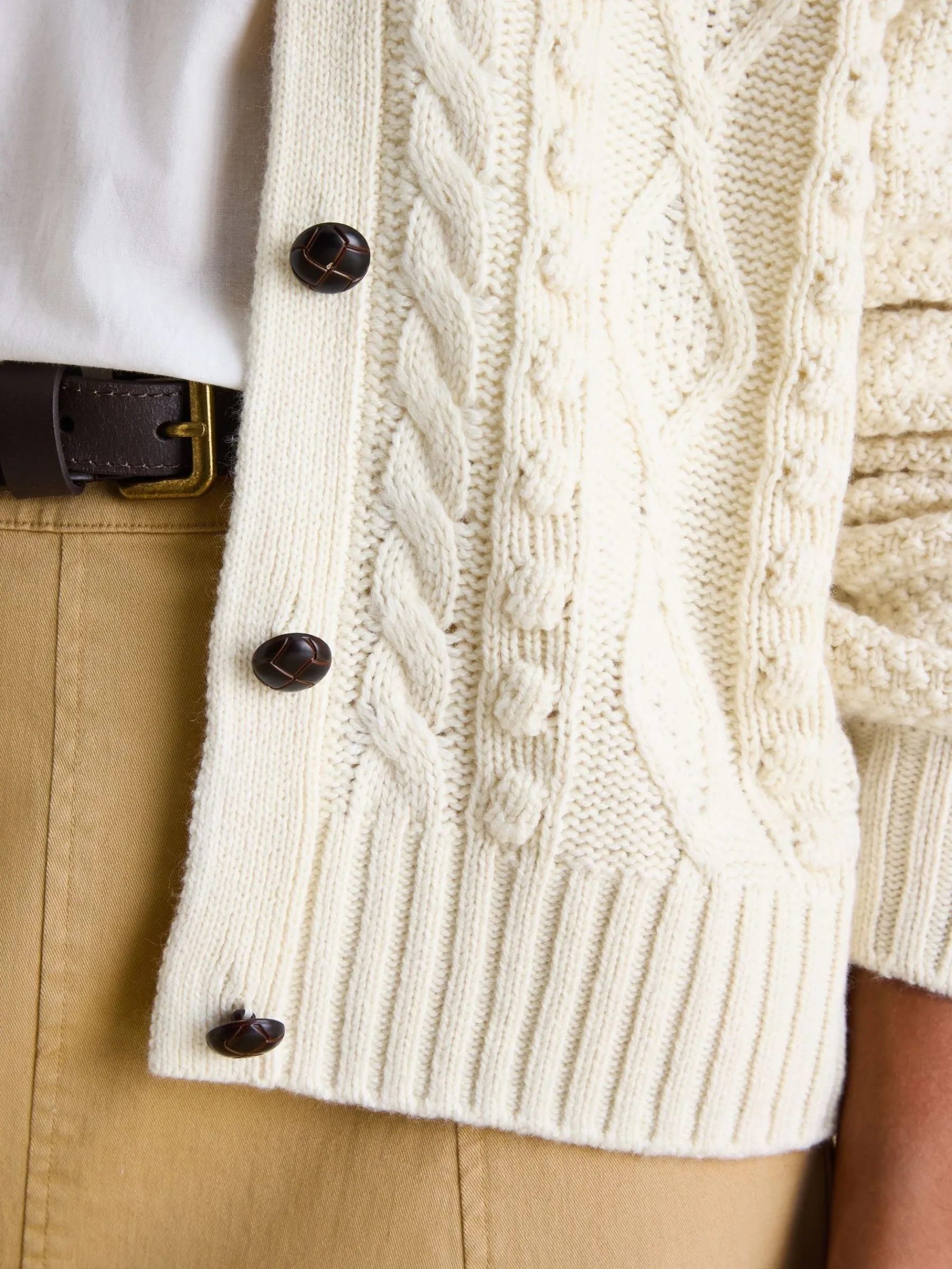 Rafferty Cable Knit Cardigan<Joules Sale