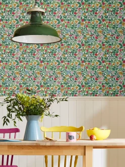 Arts & Crafts Floral 10M Wallpaper<Joules Hot