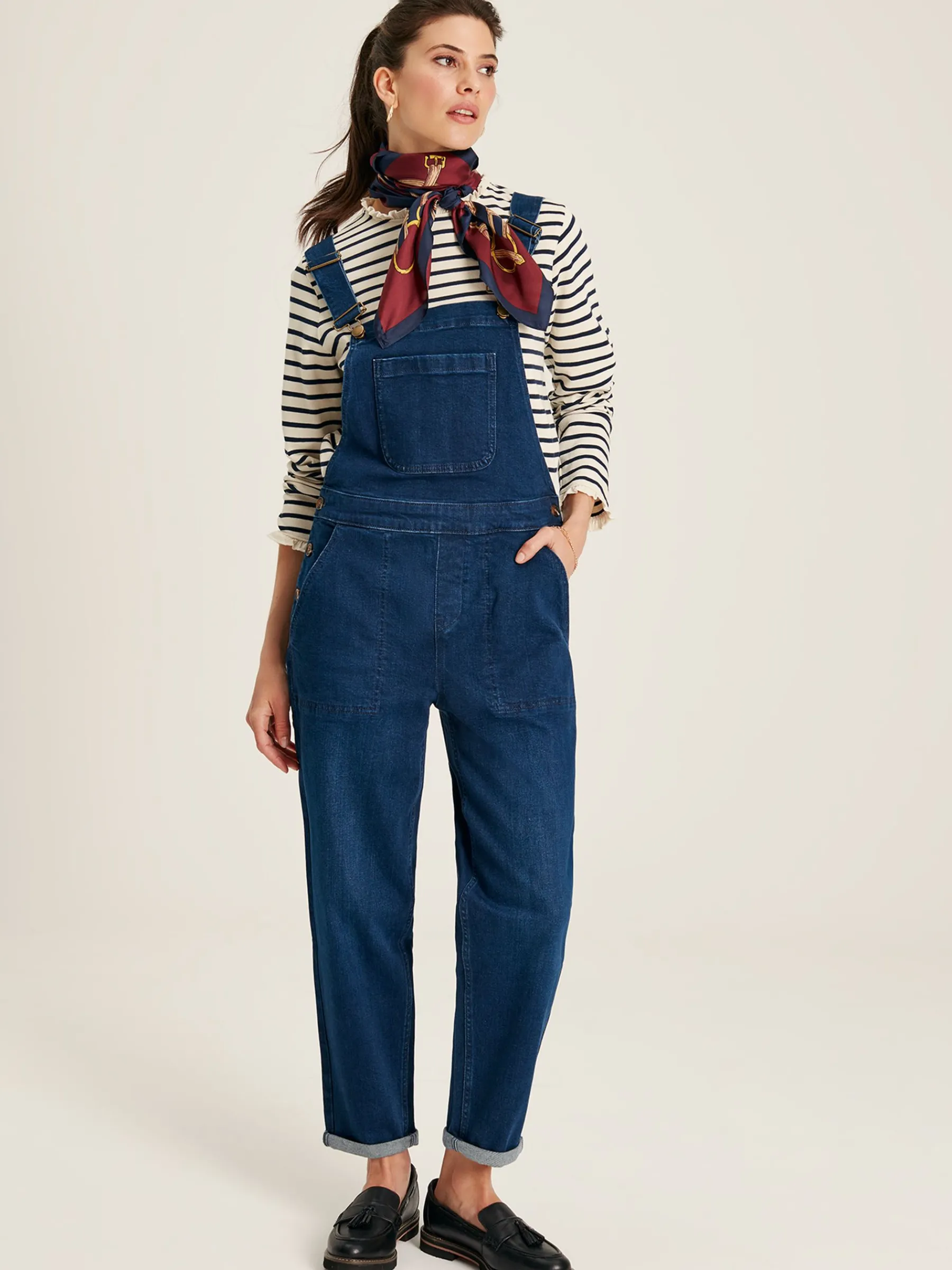 Rampling Denim Dungarees<Joules Best