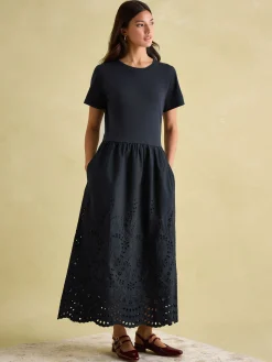 Reid Broderie 100% Cotton Dress<Joules Hot