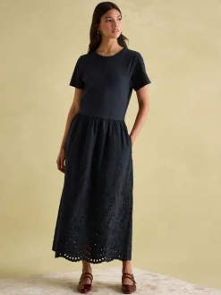 Reid Broderie 100% Cotton Dress<Joules Hot