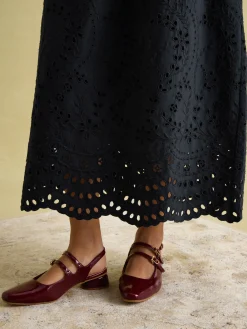 Reid Broderie 100% Cotton Dress<Joules Hot