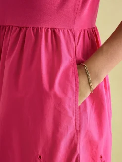 Reid Broderie 100% Cotton Dress<Joules Best