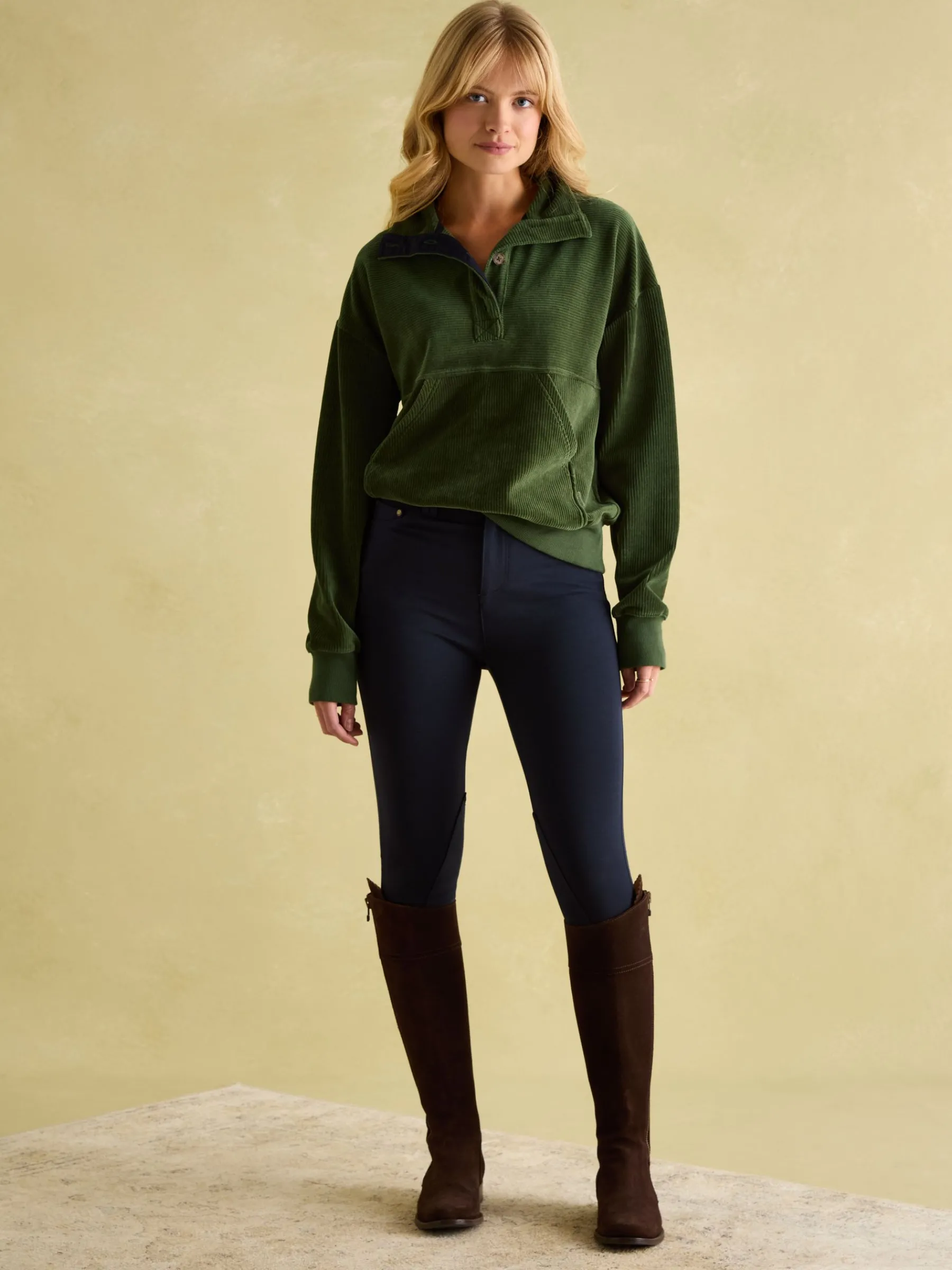 Renee Corduroy Sweatshirt<Joules New