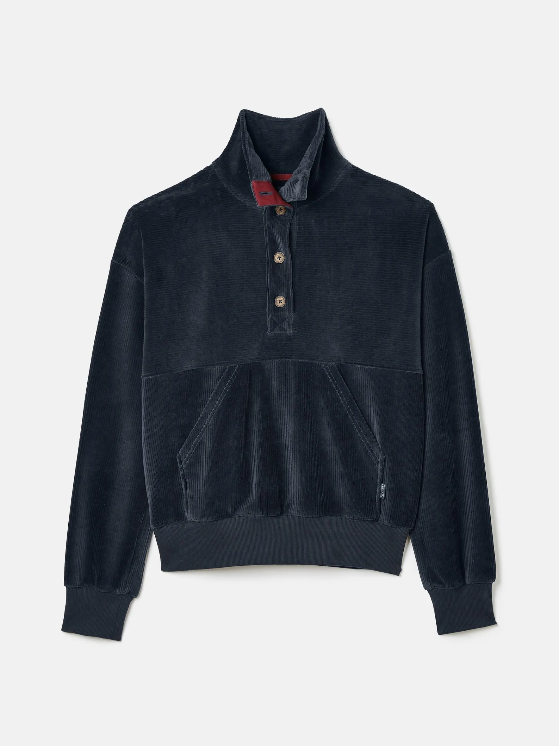 Renee Navy Blue Corduroy Sweatshirt<Joules