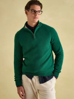 Richmond Lambswool Quarter Zip Knitted Jumper<Joules Outlet