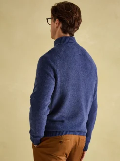Richmond Lambswool Quarter Zip Knitted Jumper<Joules Sale