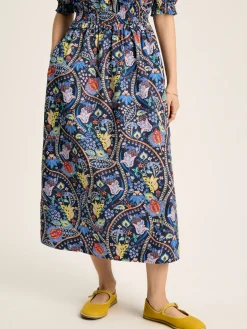Rosalie V-Neck Frill Dress<Joules Clearance