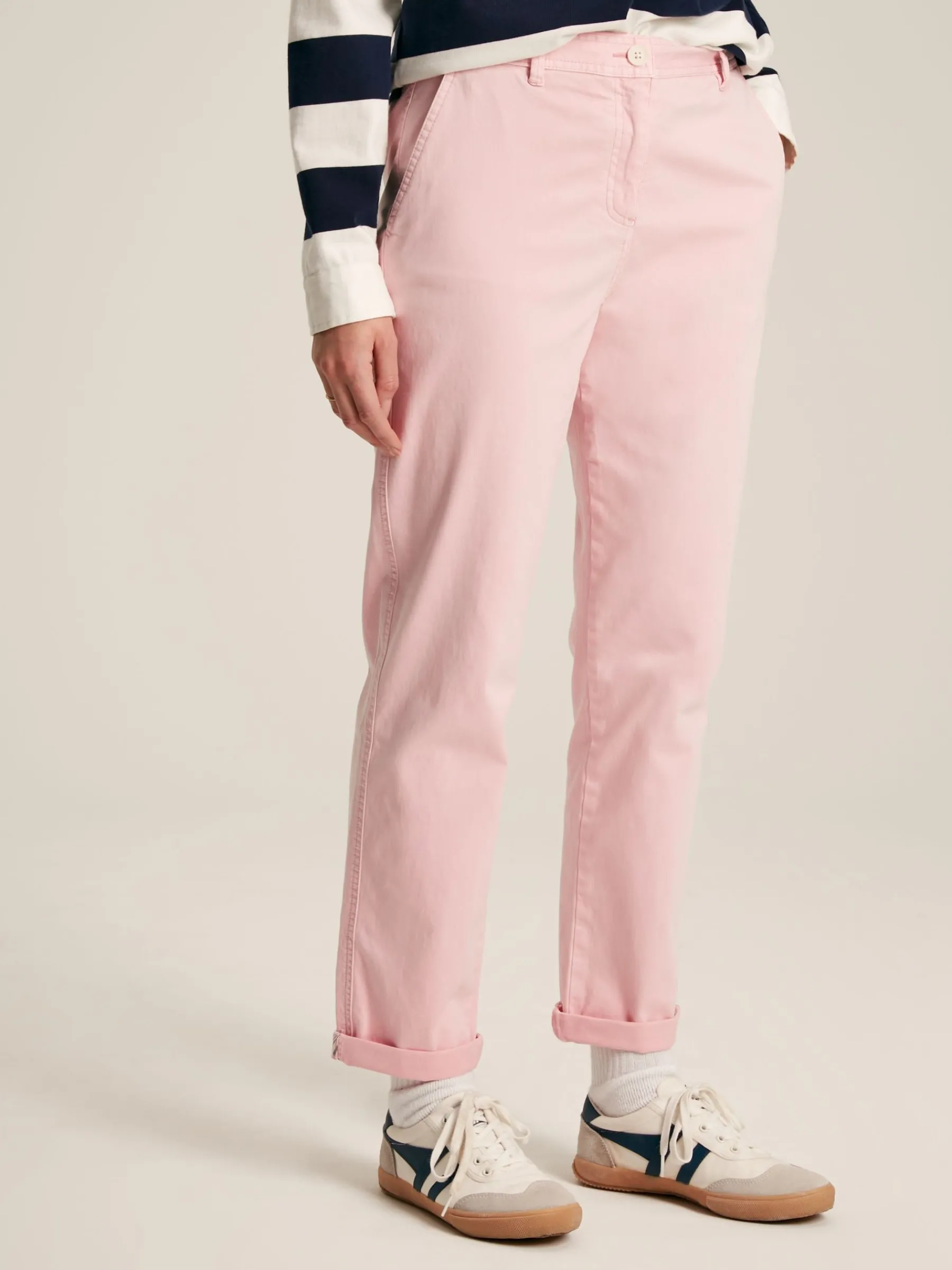 Rose Pink Slim Fit Chino Trousers<Joules Best