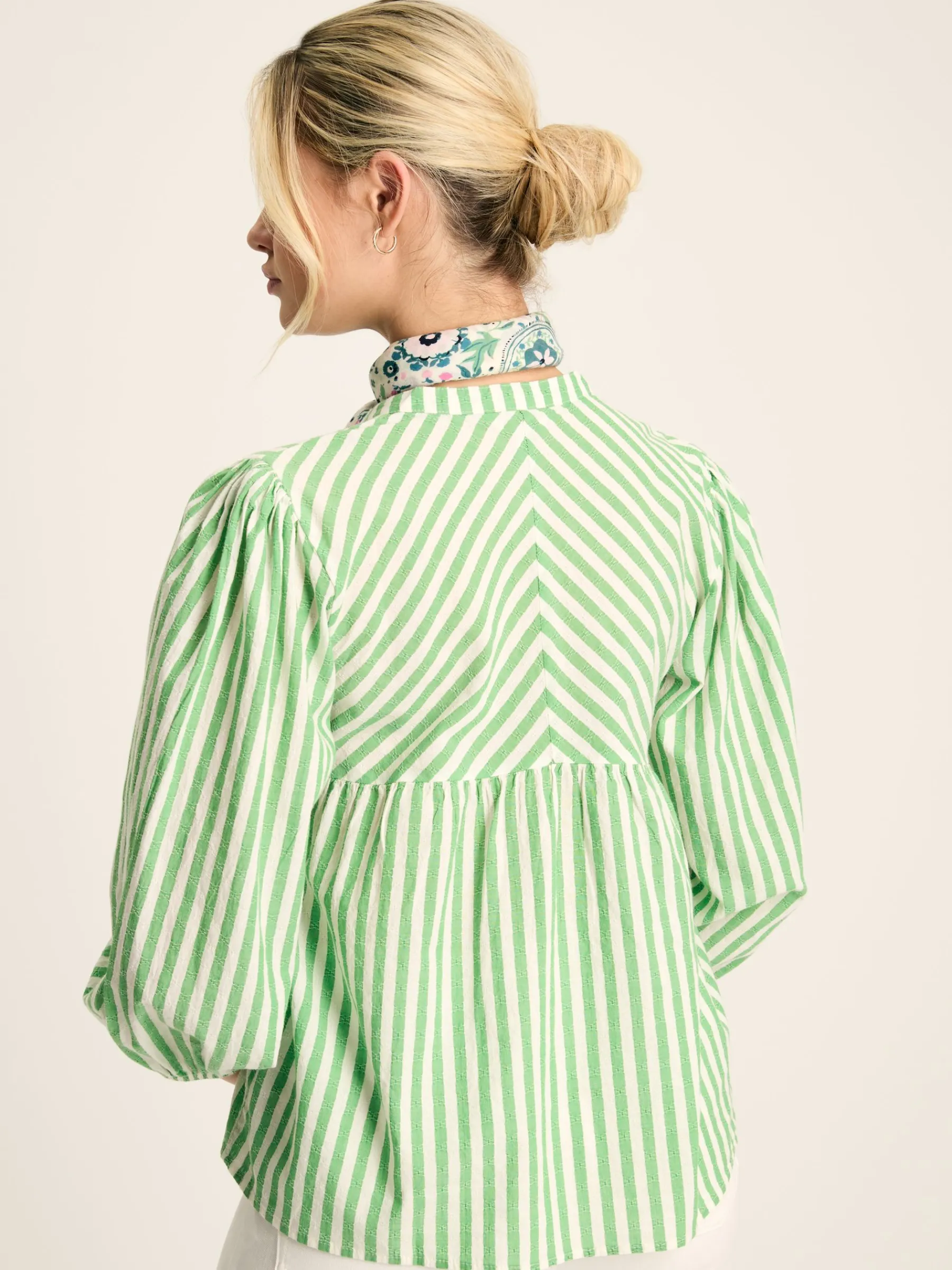 Rowan Gathered Sleeve Blouse<Joules Online