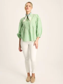 Rowan Gathered Sleeve Blouse<Joules Online