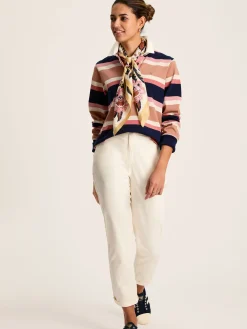 Sammie Tan Multi Stripe Striped Heavyweight Cotton Rugby Shirt<Joules Hot