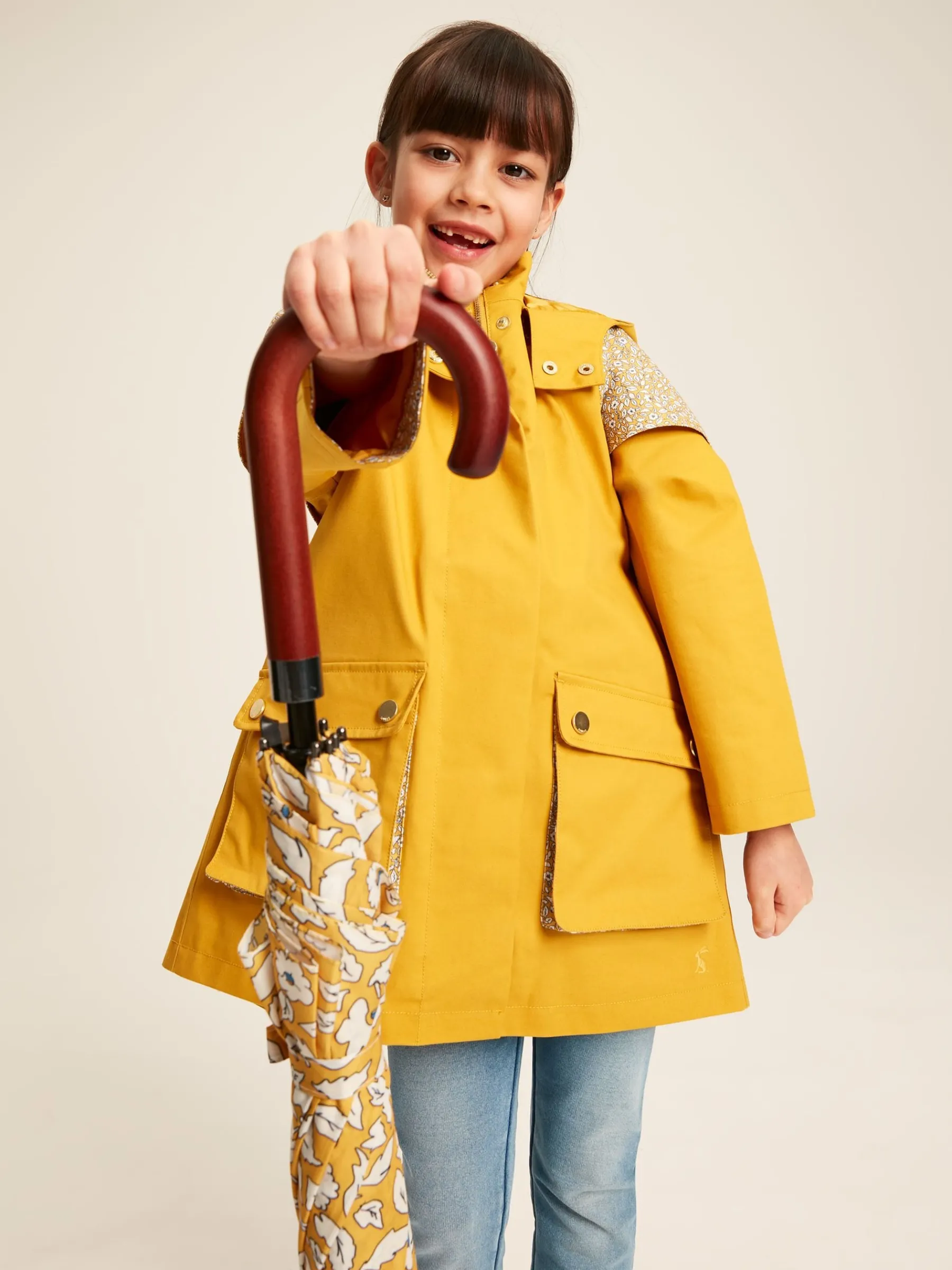 Seacombe Waterproof Hooded Raincoat with Cape<Joules New