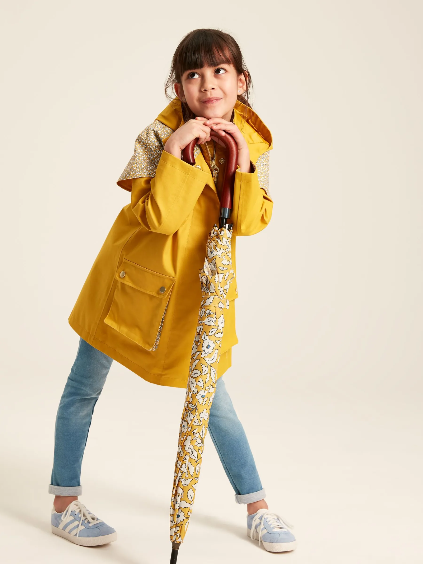 Seacombe Waterproof Hooded Raincoat with Cape<Joules New
