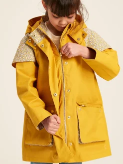 Seacombe Waterproof Hooded Raincoat with Cape<Joules New
