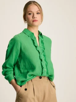 Selene 100% Linen Shirt<Joules New