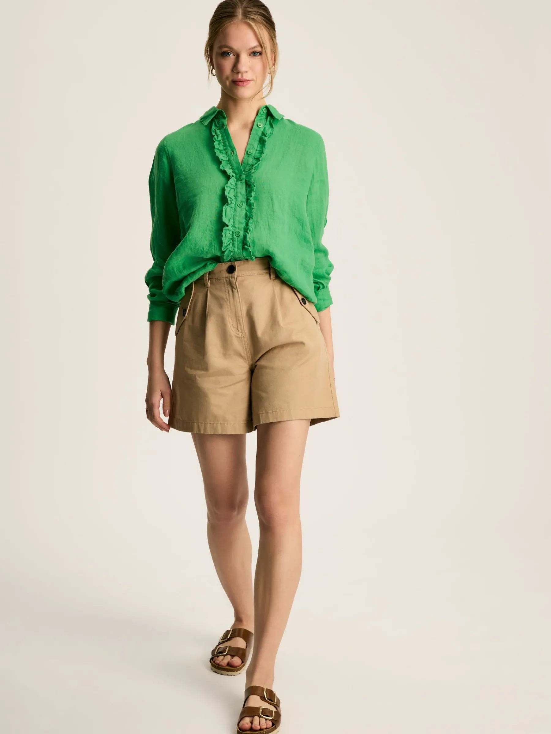 Selene 100% Linen Shirt<Joules New