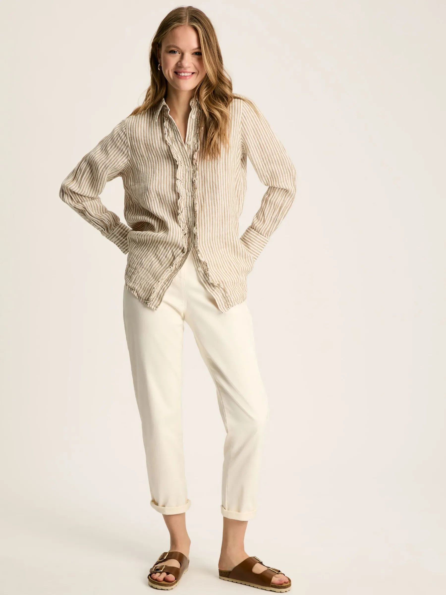Selene 100% Linen Shirt<Joules Sale