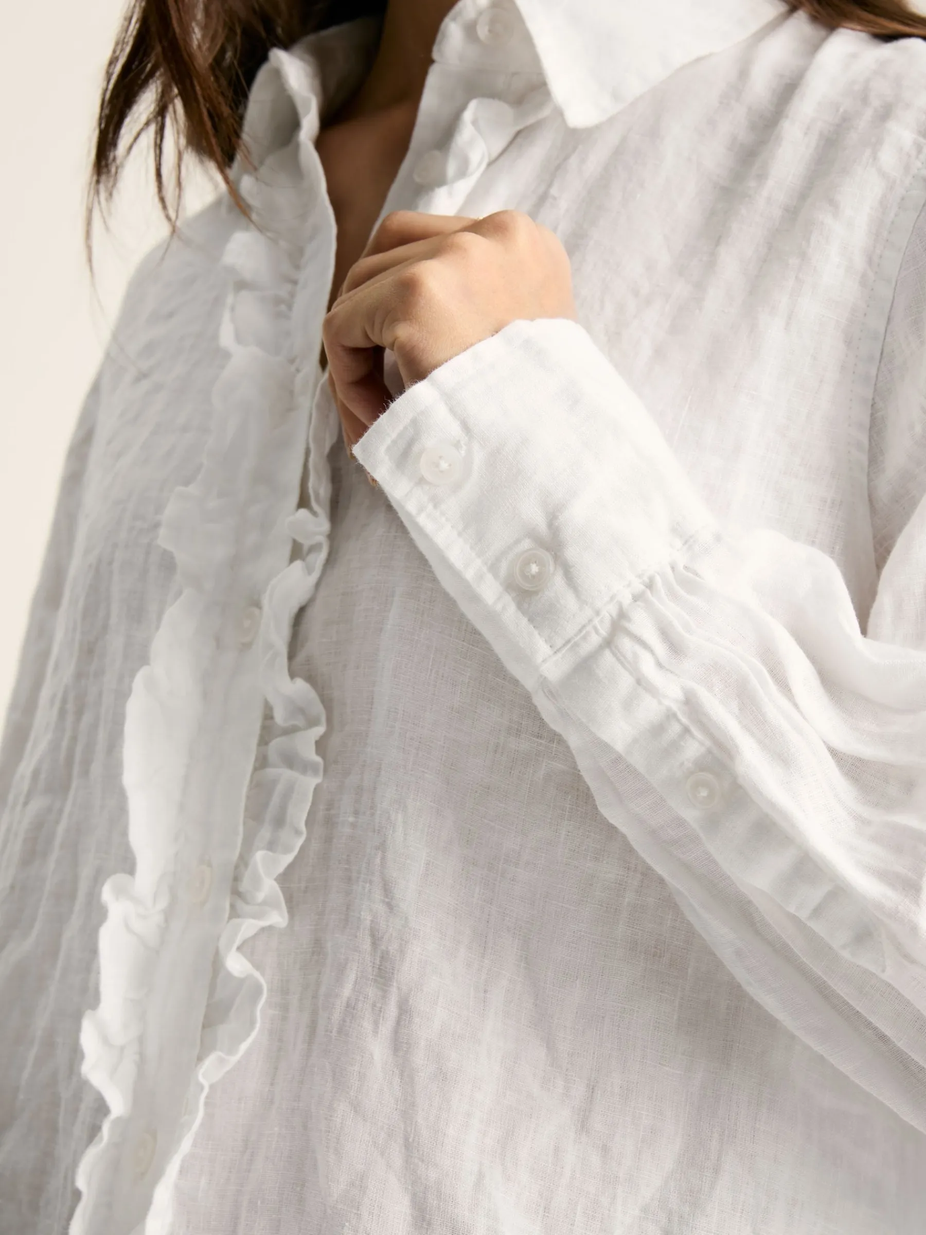 Selene 100% Linen Shirt<Joules Clearance