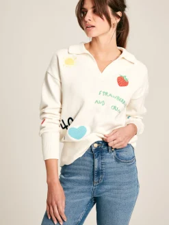 Set Match Jumper with Tennis Embroidery<Joules Discount