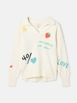 Set Match Jumper with Tennis Embroidery<Joules Discount
