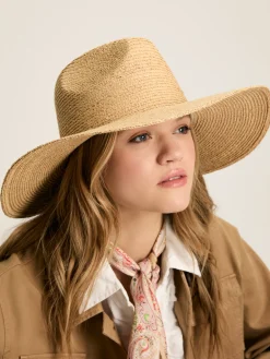 Seville Straw Fedora Hat<Joules Hot