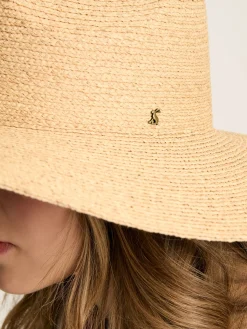 Seville Straw Fedora Hat<Joules Hot