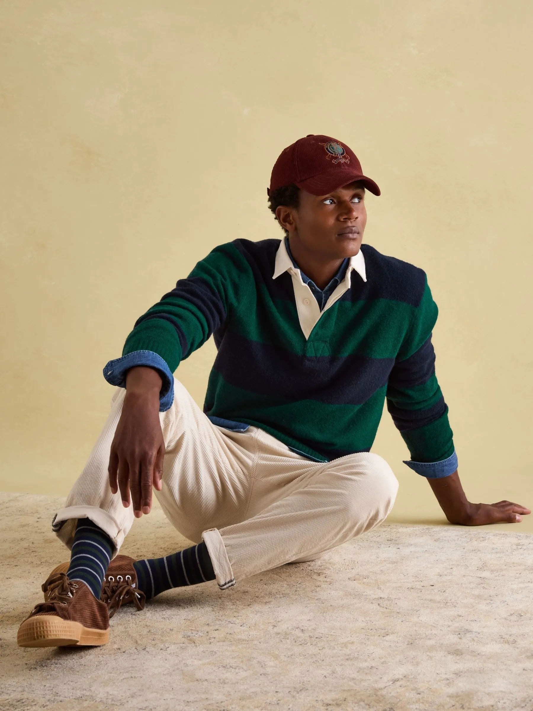 Seymour Knitted Rugby Shirt<Joules Sale