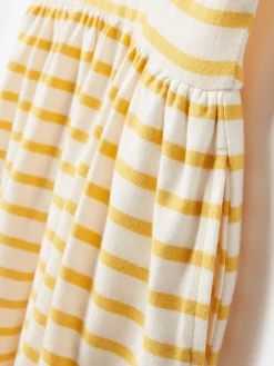 Skye Yellow Striped Jersey T-Shirt Dress<Joules Online