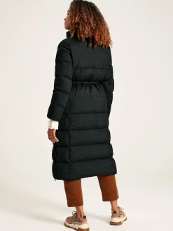 Somerton Showerproof Down Feather Long Puffer Coat<Joules Sale