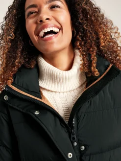 Somerton Showerproof Down Feather Long Puffer Coat<Joules Sale