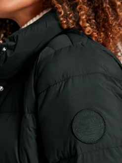 Somerton Showerproof Down Feather Long Puffer Coat<Joules Sale