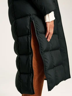 Somerton Showerproof Down Feather Long Puffer Coat<Joules Sale