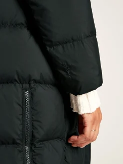 Somerton Showerproof Down Feather Long Puffer Coat<Joules Sale