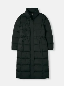 Somerton Showerproof Down Feather Long Puffer Coat<Joules Sale