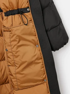 Somerton Showerproof Down Feather Long Puffer Coat<Joules Sale