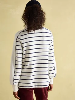 Southwold Button Down Striped Sweatshirt<Joules Clearance