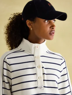 Southwold Button Down Striped Sweatshirt<Joules Clearance