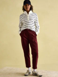 Southwold Button Down Striped Sweatshirt<Joules Clearance