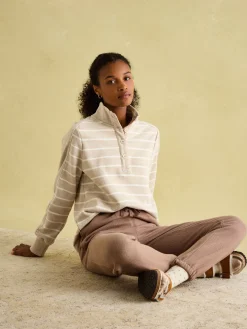 Southwold Button Down Striped Sweatshirt<Joules New