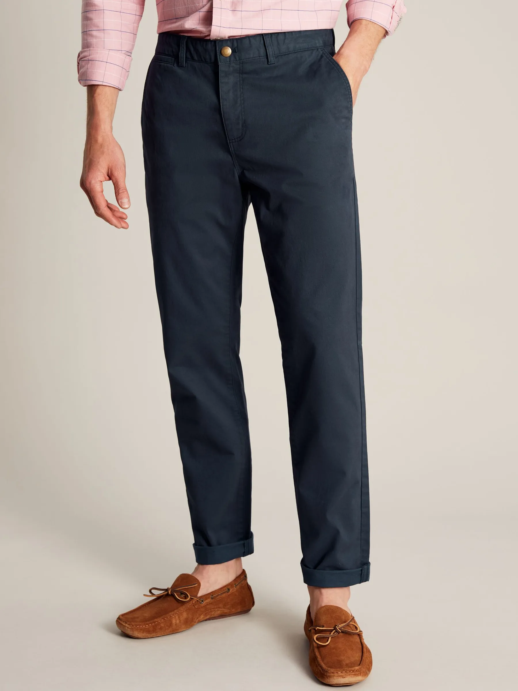 Stamford Navy Blue Slim Fit Chinos<Joules Clearance